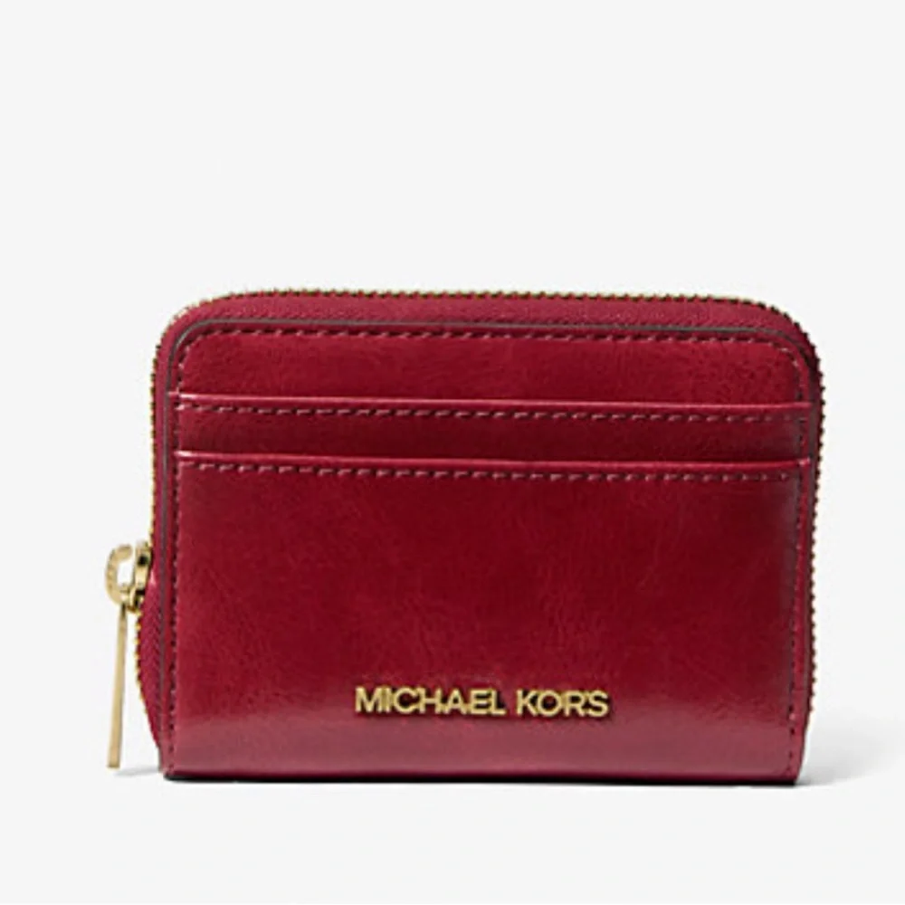 MICHAEL KORS Jet Set Medium Distressed Zip Around Card Case
Cherry
NWT - Picture 5 of 16